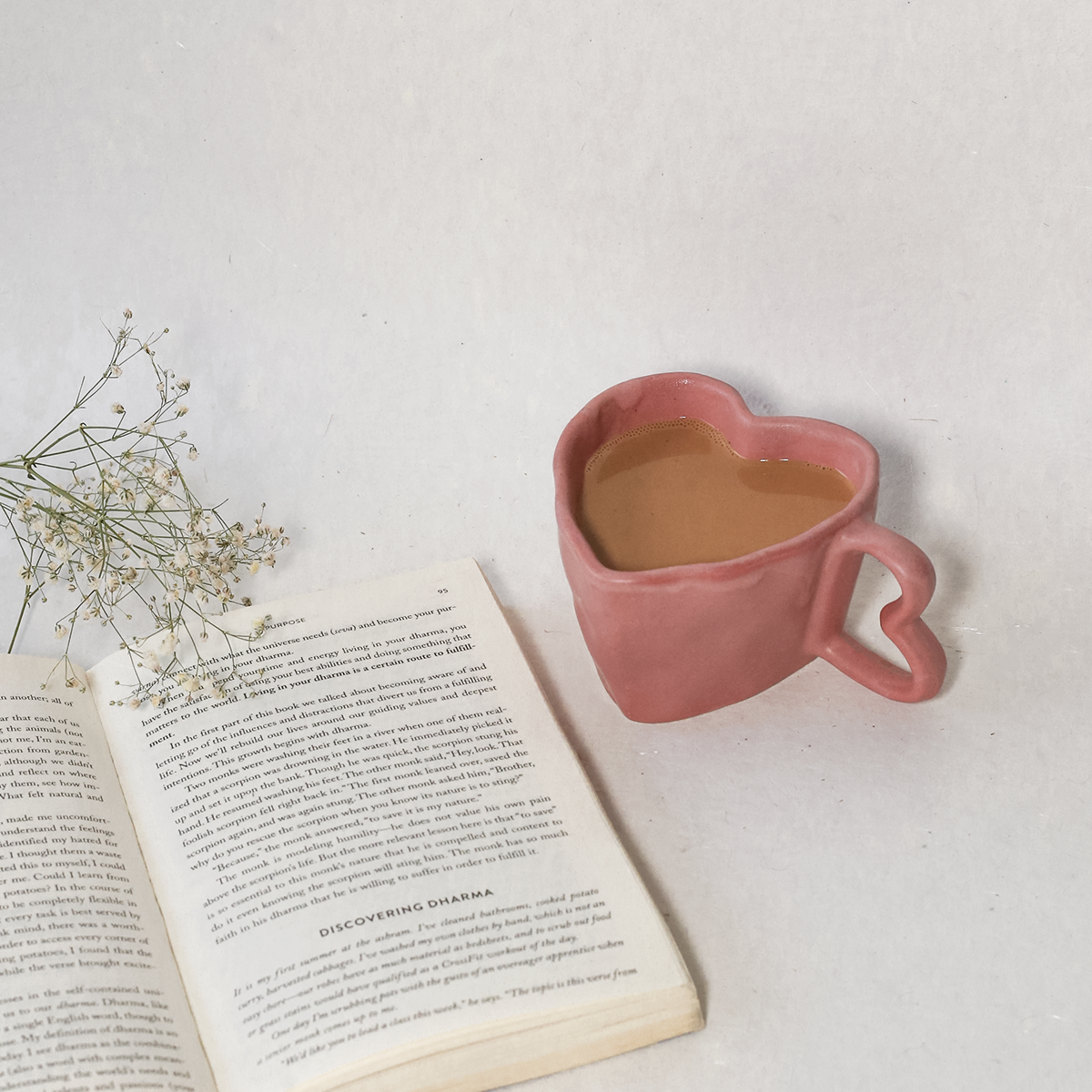 HEART SHAPED HANDMADE MUG