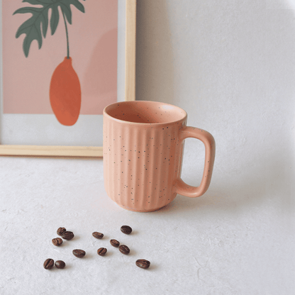RIBBED MUG : BLUSH PINK